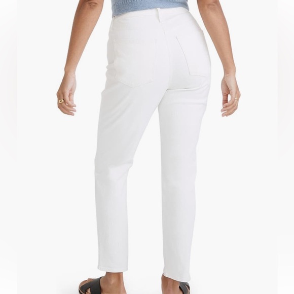 MADEWELL THE CURVEY PERFECT VINTAGE JEAN WHITE SIZE 32 TALL - Picture 2 of 9